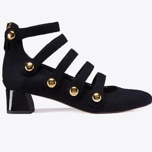 Tory burch Marisa wool strappy pump heels